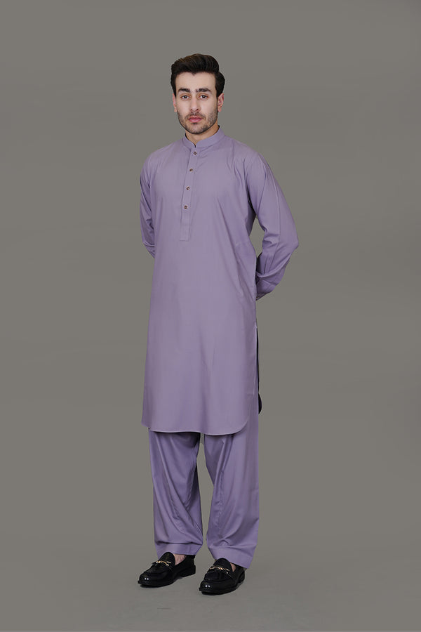 Grenada Light Purple Plain, Wash N Wear Shalwar Kameez