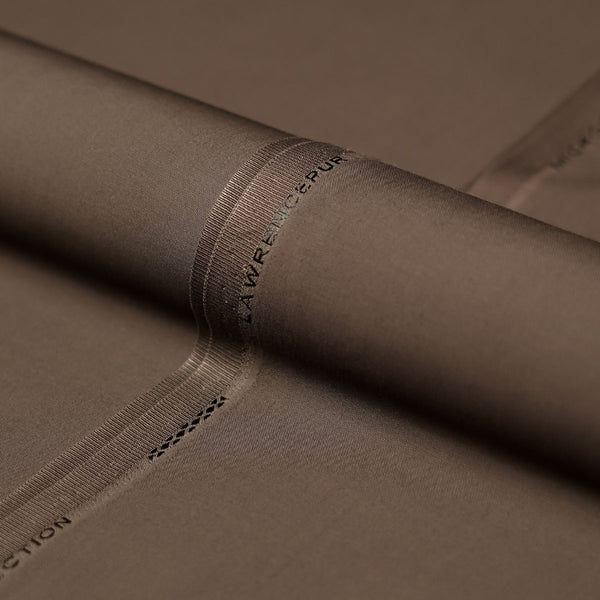 Plain Dk Brown Satpara Wash N Wear Shalwar Kameez Fabric