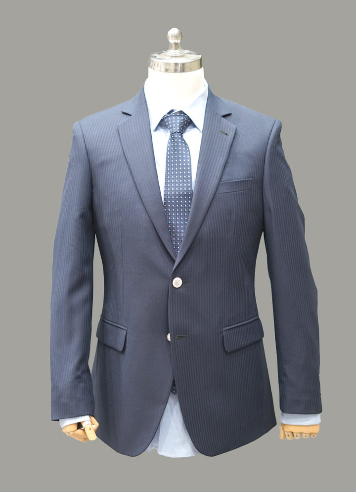 Featherlight Black Criss Cross Blazer (SKU: 2210-04201-010-8-000) - Textured