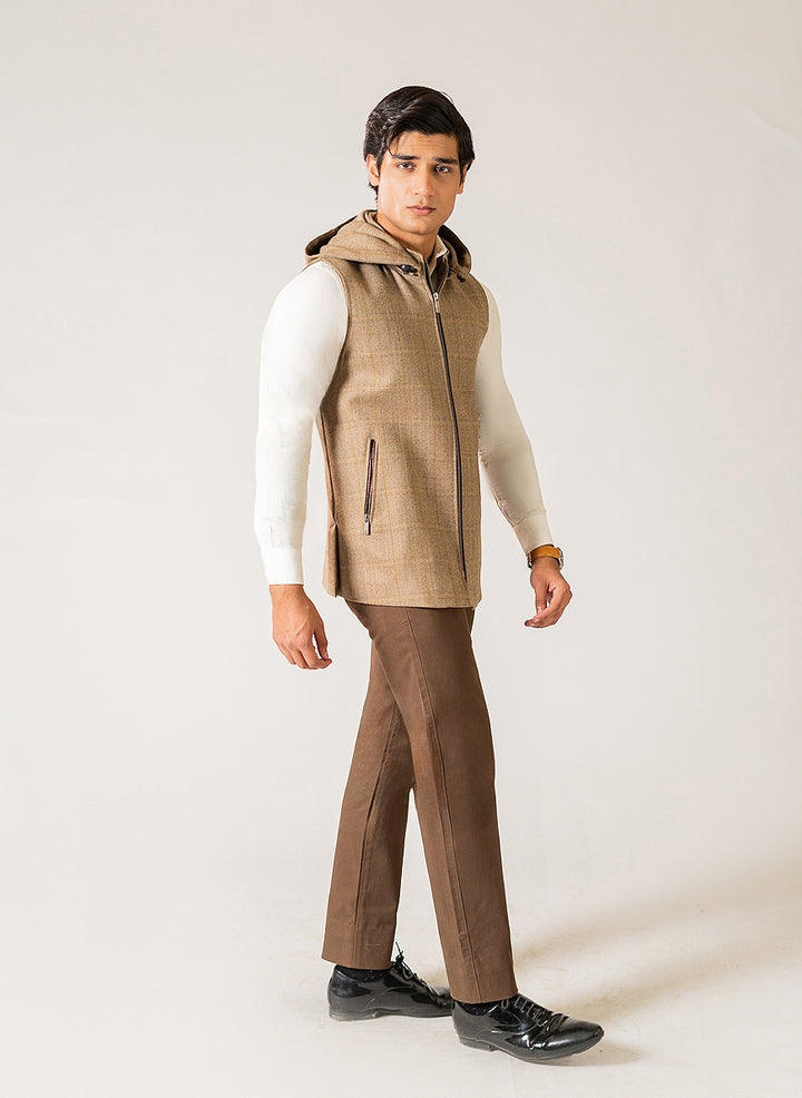 2560-00220-130-5-023 L-High Neck Hoodies Worsted Tweed Wool Rich Multi Winter 2