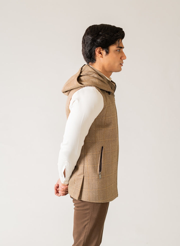 2560-00220-130-5-023 L-High Neck Hoodies Worsted Tweed Wool Rich Multi Winter 5