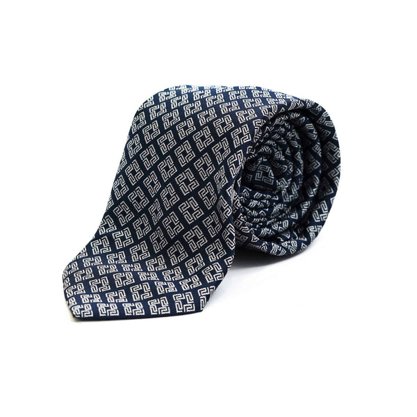 Ties - Silk Rich Indigo Blue Design