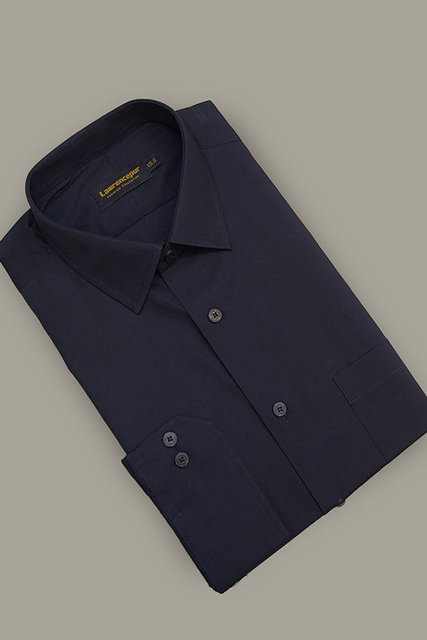 Formal Shirt - Alpha Navy Blue Plain