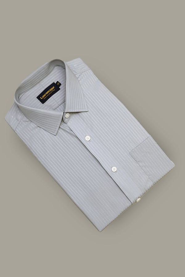 Formal Shirt - Supernova Medium Grey Stripes