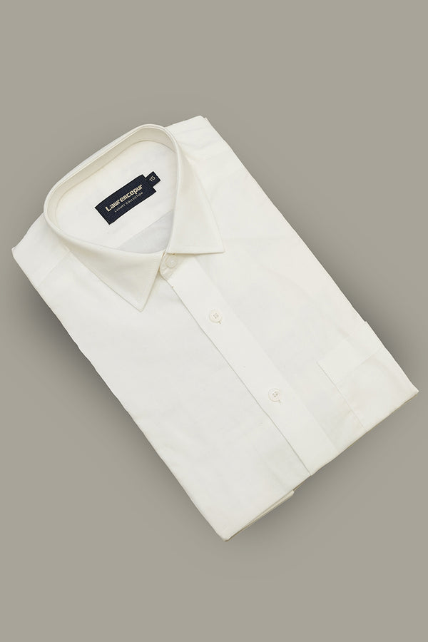 Formal Shirt - Alpha Off White Plain