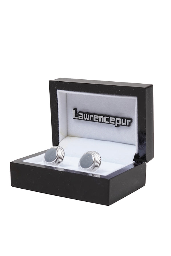 Cufflinks - Luxury Collection Silver Circle