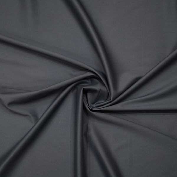 Fabric - Broad Peak Egyptian Cotton Shadow Grey Plain