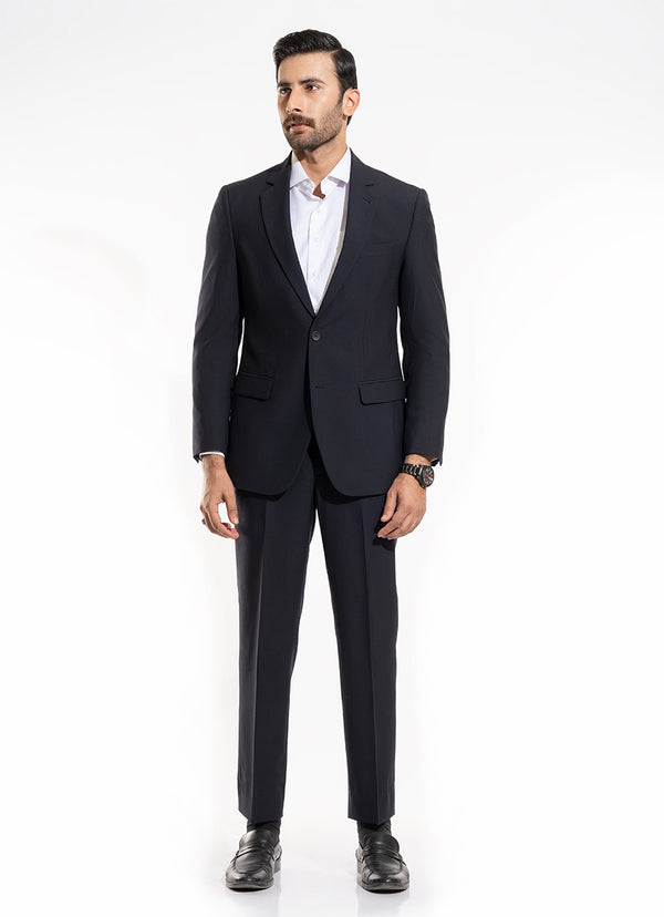 Plain-Midnight Blue, Wool Rich Classic Suit