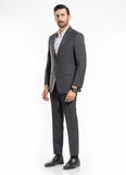 Textured Grey Suit