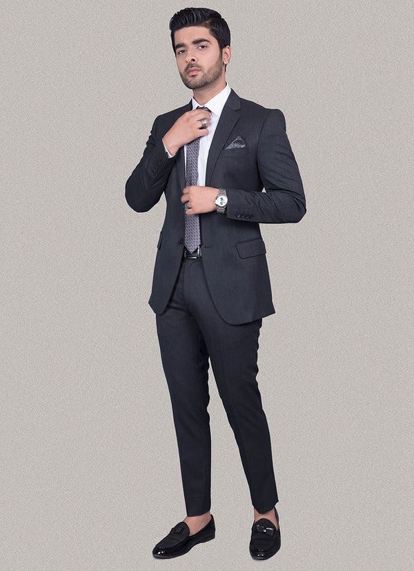 Classic Charcoal Grey Suit