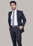 Classic Charcoal Grey Suit